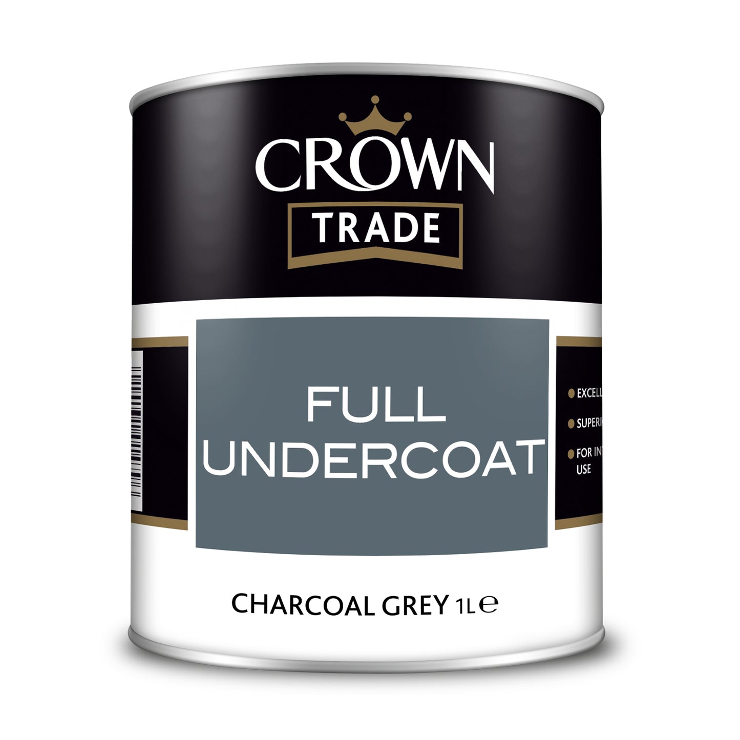 CROWN TRADE OIL BASED UNDERCOAT CHARCOAL GREY