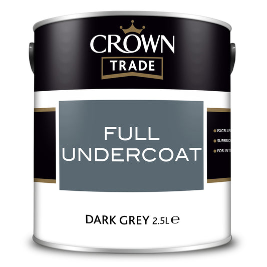 CROWN TRADE OIL BASED UNDERCOAT DARK GREY