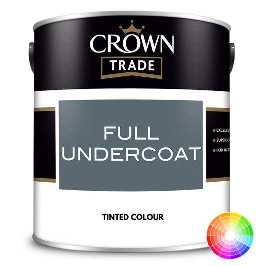 CROWN TRADE OIL BASED UNDERCOAT TINTED COLOUR