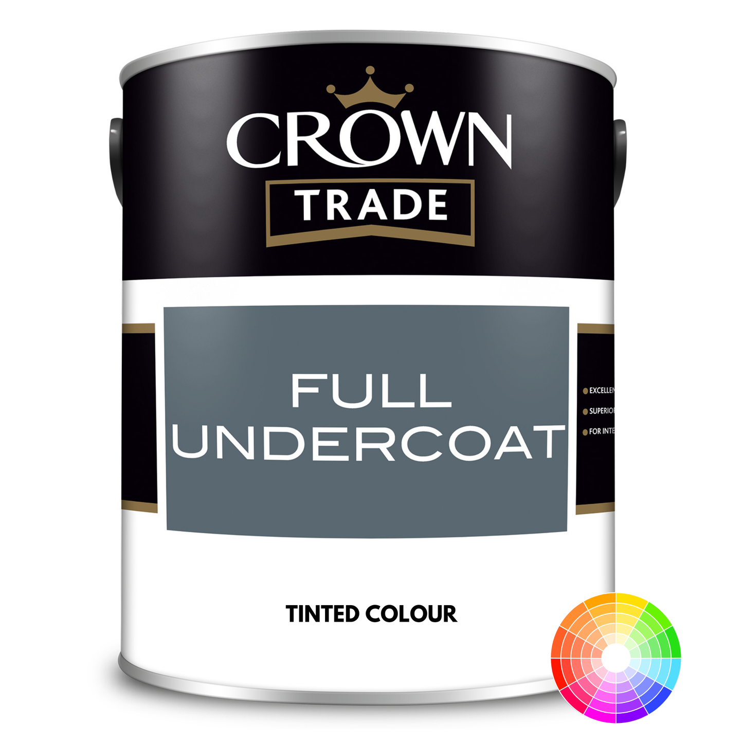 CROWN TRADE OIL BASED UNDERCOAT TINTED COLOUR