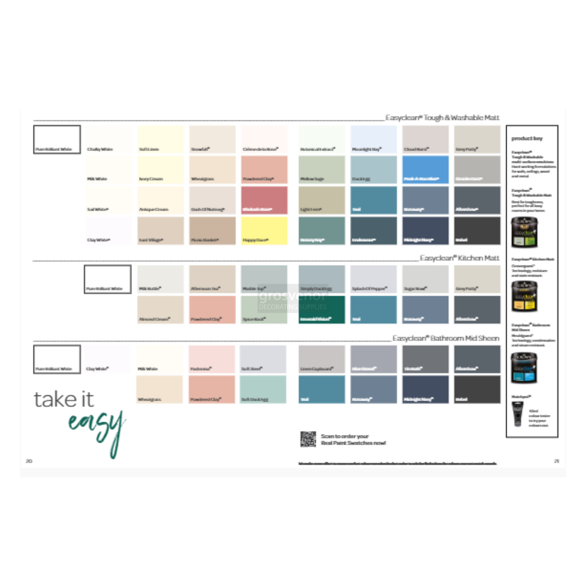 Crown Colour Examples Crown Colour Guide Book – Decorating Supplies Online