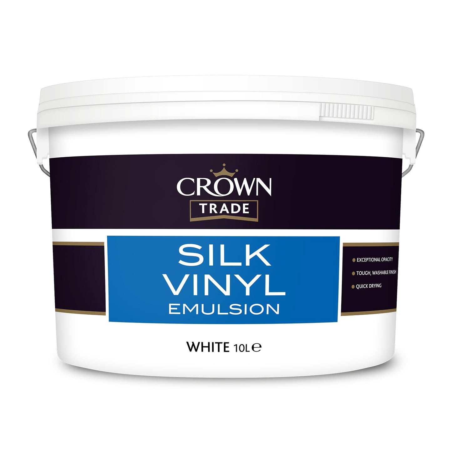 CROWN TRADE VINYL SILK EMULSION WHITE