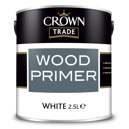 CROWN TRADE OIL BASED WOOD PRIMER WHITE