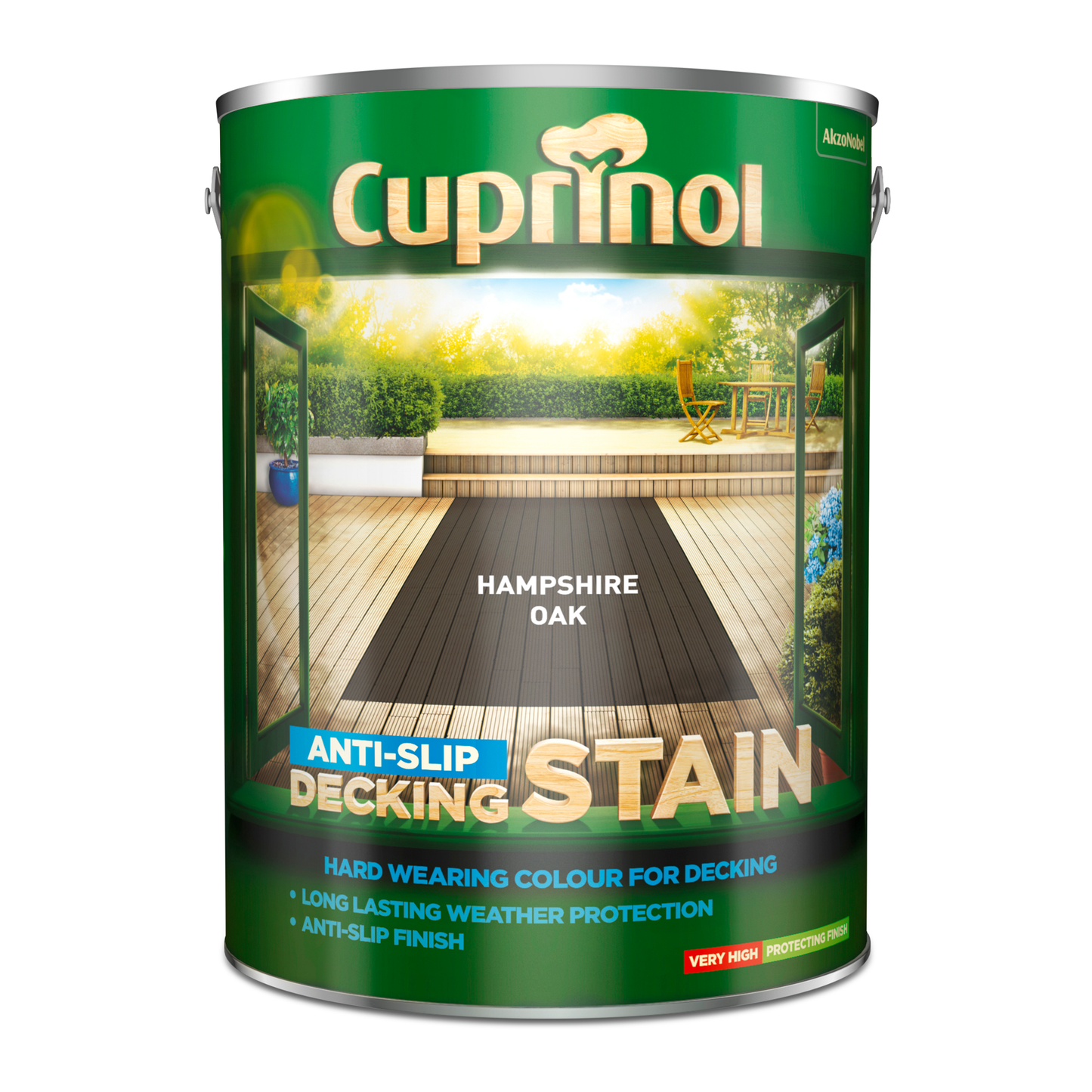 CUPRINOL ANTI-SLIP DECKING STAIN HAMPSHIRE OAK