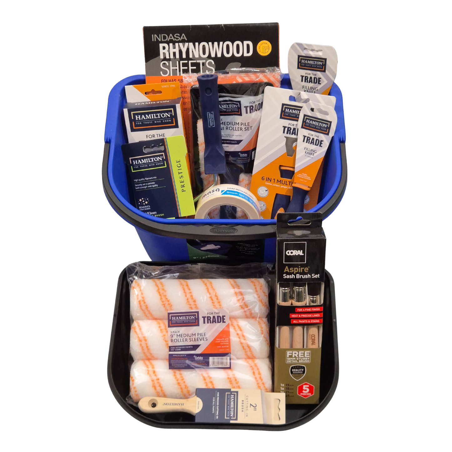 Decorating Scuttle Bundle With Lid - 9 Inch