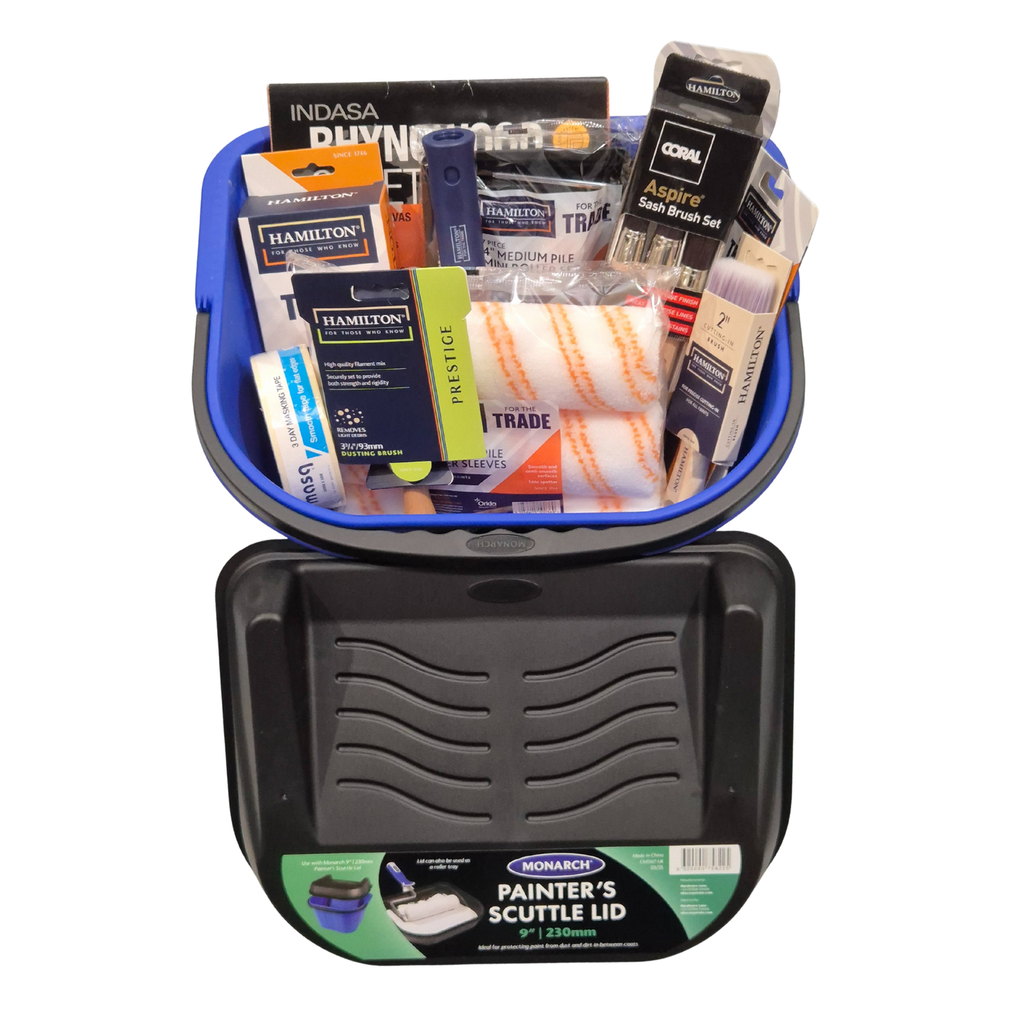 Decorating Scuttle Bundle With Lid - 9 Inch