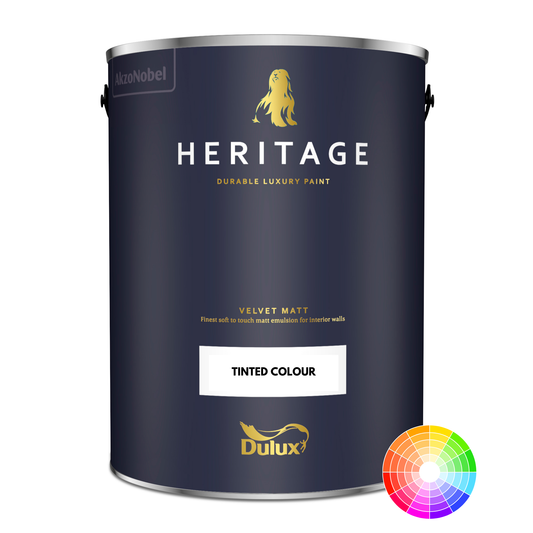 DULUX HERITAGE VELVET MATT TINTED COLOUR