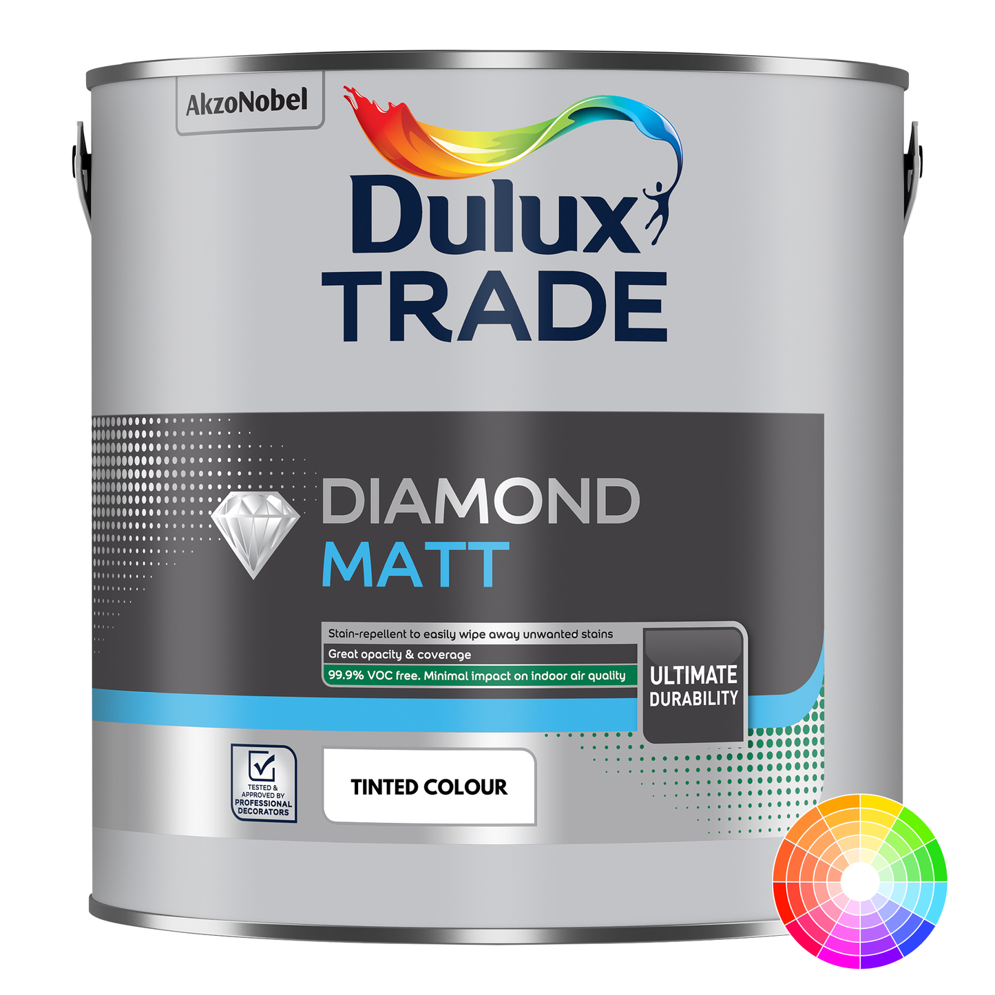 DULUX TRADE DIAMOND MATT TINTED COLOUR