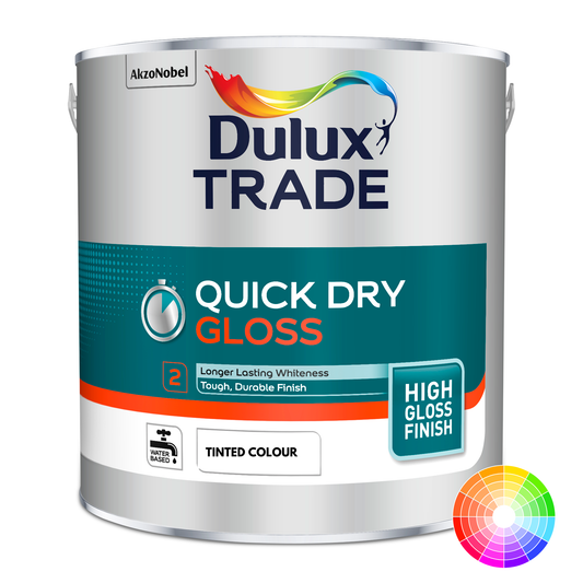 DULUX TRADE QUICK DRY GLOSS TINTED COLOUR