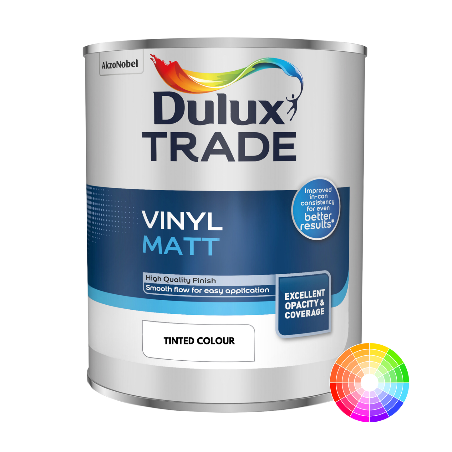 DULUX TRADE VINYL MATT EMULSION TINTED COLOUR