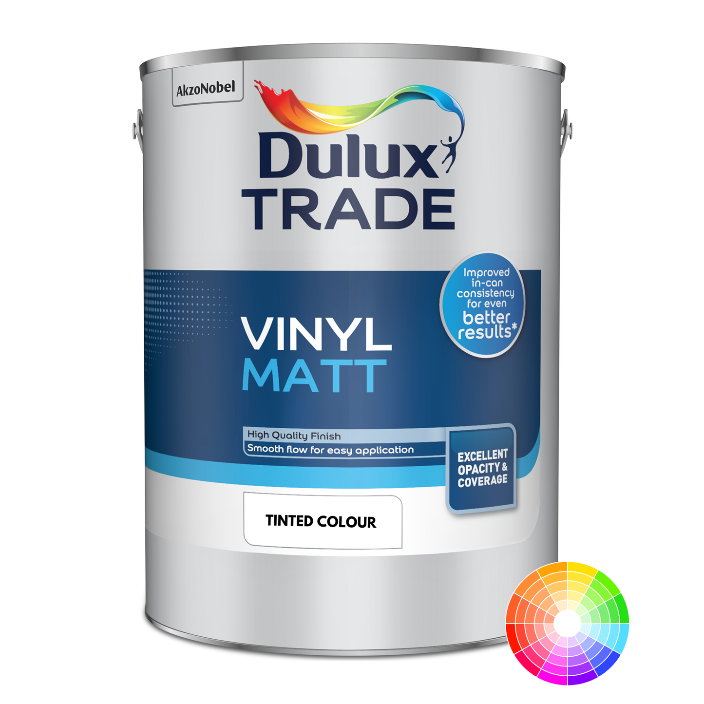 DULUX TRADE VINYL MATT EMULSION TINTED COLOUR