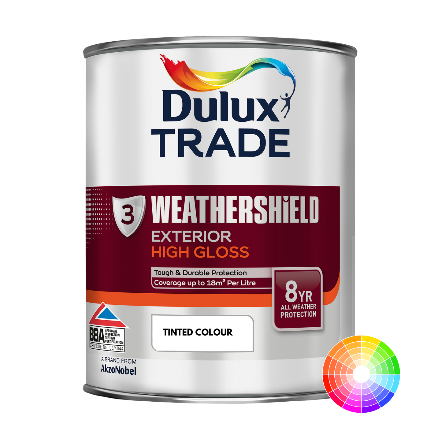 DULUX TRADE WEATHERSHIELD OIL GLOSS TINTED COLOUR