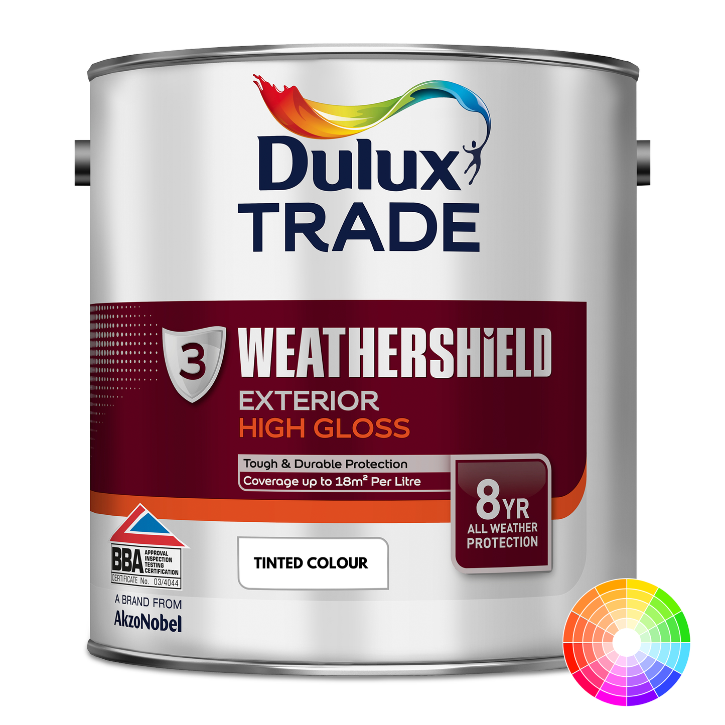 DULUX TRADE WEATHERSHIELD OIL GLOSS TINTED COLOUR