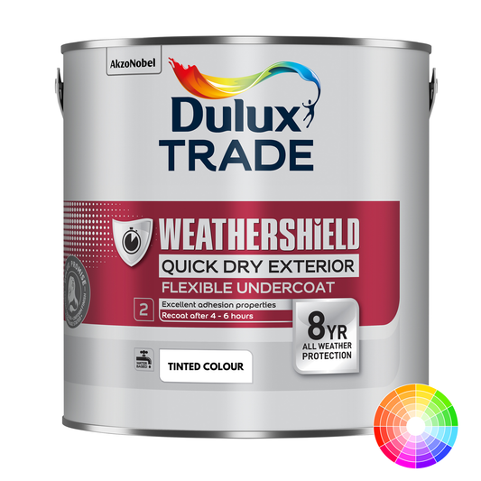 DULUX TRADE WEATHERSHIELD QUICK DRY UNDERCOAT TINTED COLOUR