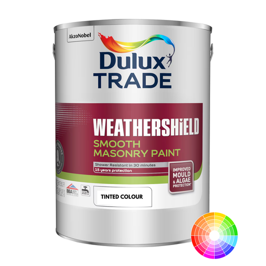 DULUX TRADE WEATHER SHIELD MASONRY TINTED COLOUR