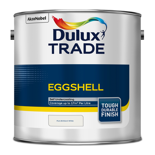 DULUX TRADE OIL BASED EGGSHELL BRILLIANT WHITE