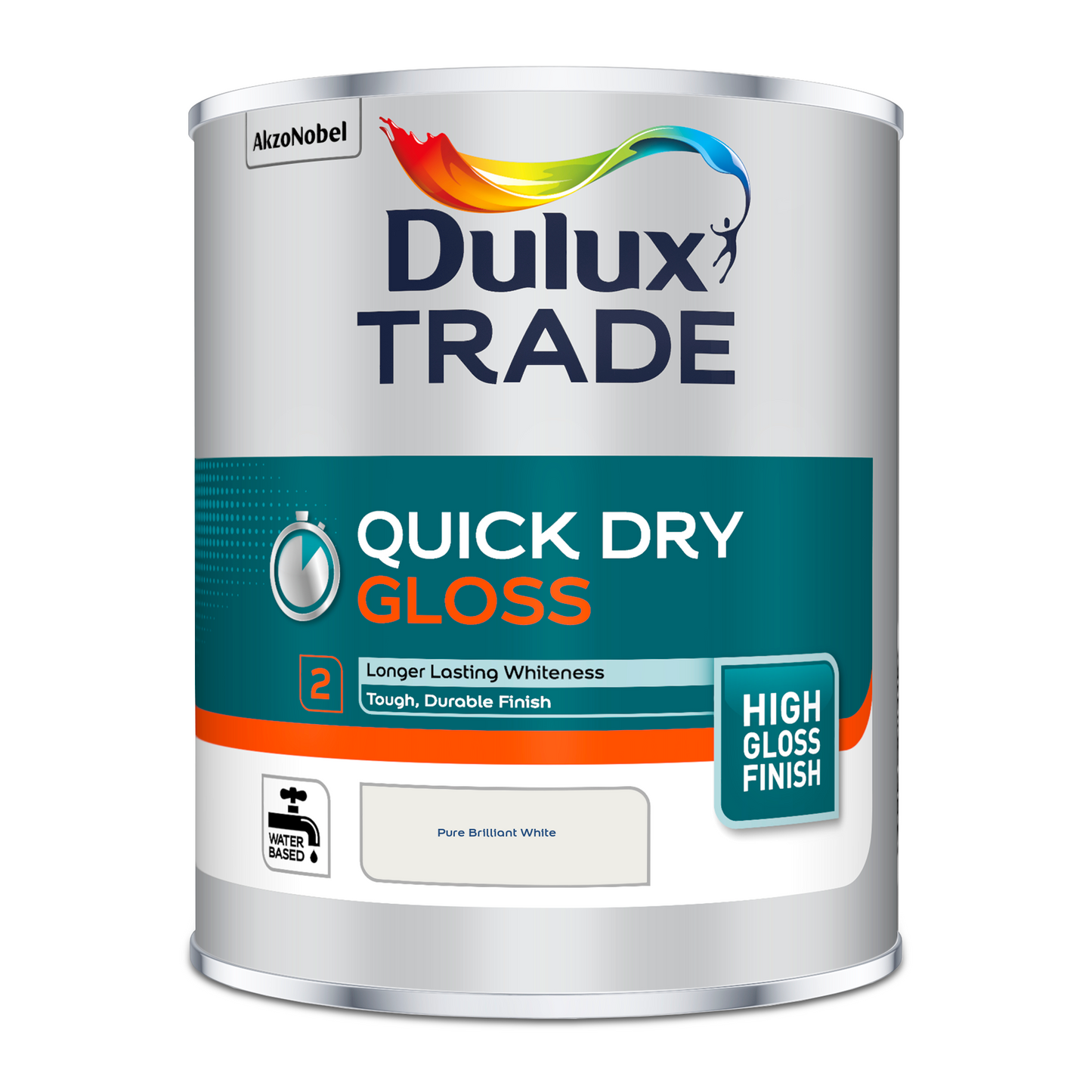 DULUX TRADE QUICK DRY GLOSS BRILLIANT WHITE