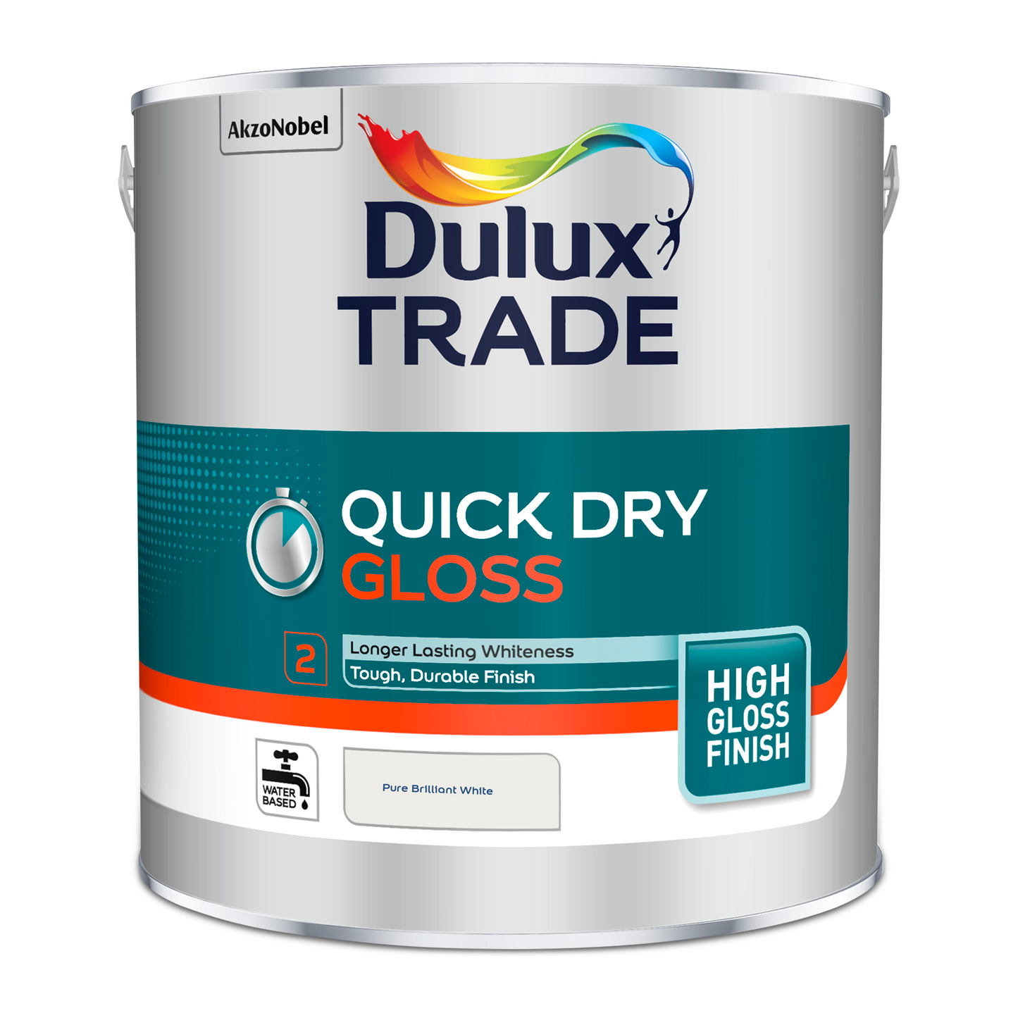 DULUX TRADE QUICK DRY GLOSS BRILLIANT WHITE