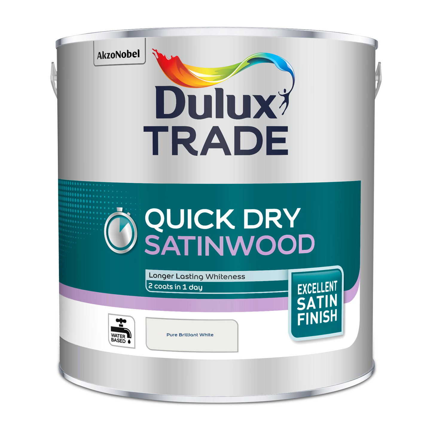 Dulux Trade Quick Dry Satinwood Brilliant White