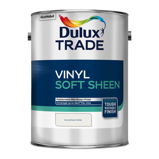 DULUX TRADE SOFT SHEEN BRILLIANT WHITE