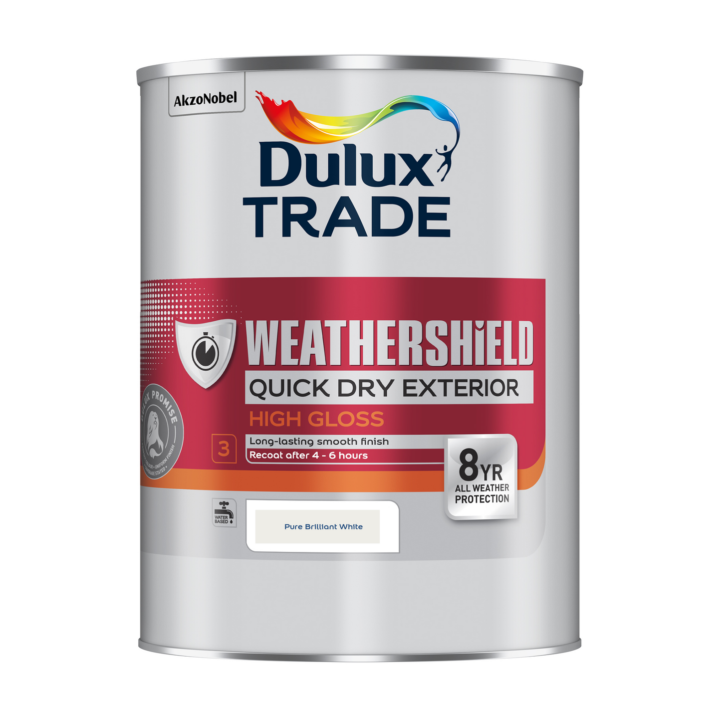 Dulux Trade Weathershield Quick Dry High Gloss Brilliant White