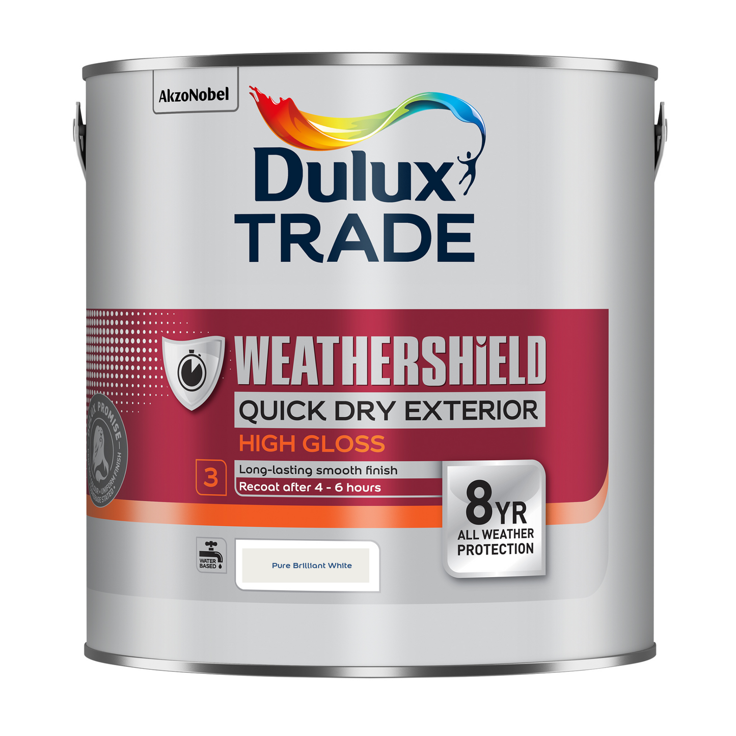 Dulux Trade Weathershield Quick Dry High Gloss Brilliant White