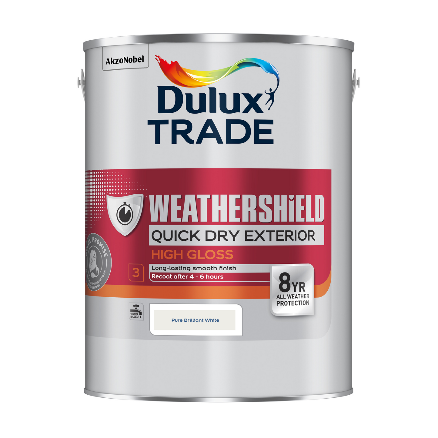 Dulux Trade Weathershield Quick Dry High Gloss Brilliant White