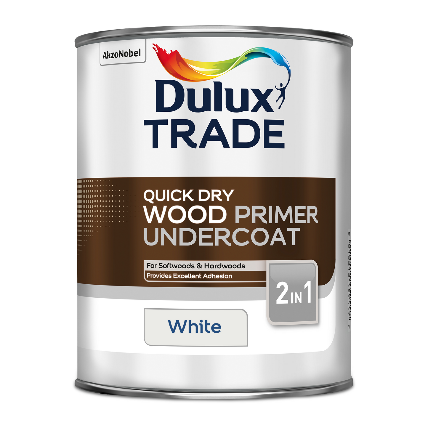 DULUX TRADE QUICK DRY WOOD PRIMER UNDERCOAT WHITE