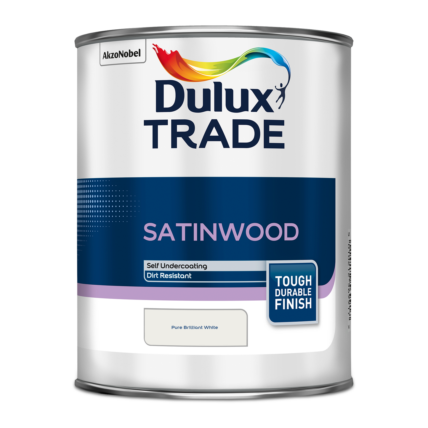 DULUX TRADE OIL BASED SATINWOOD BRILLIANT WHITE