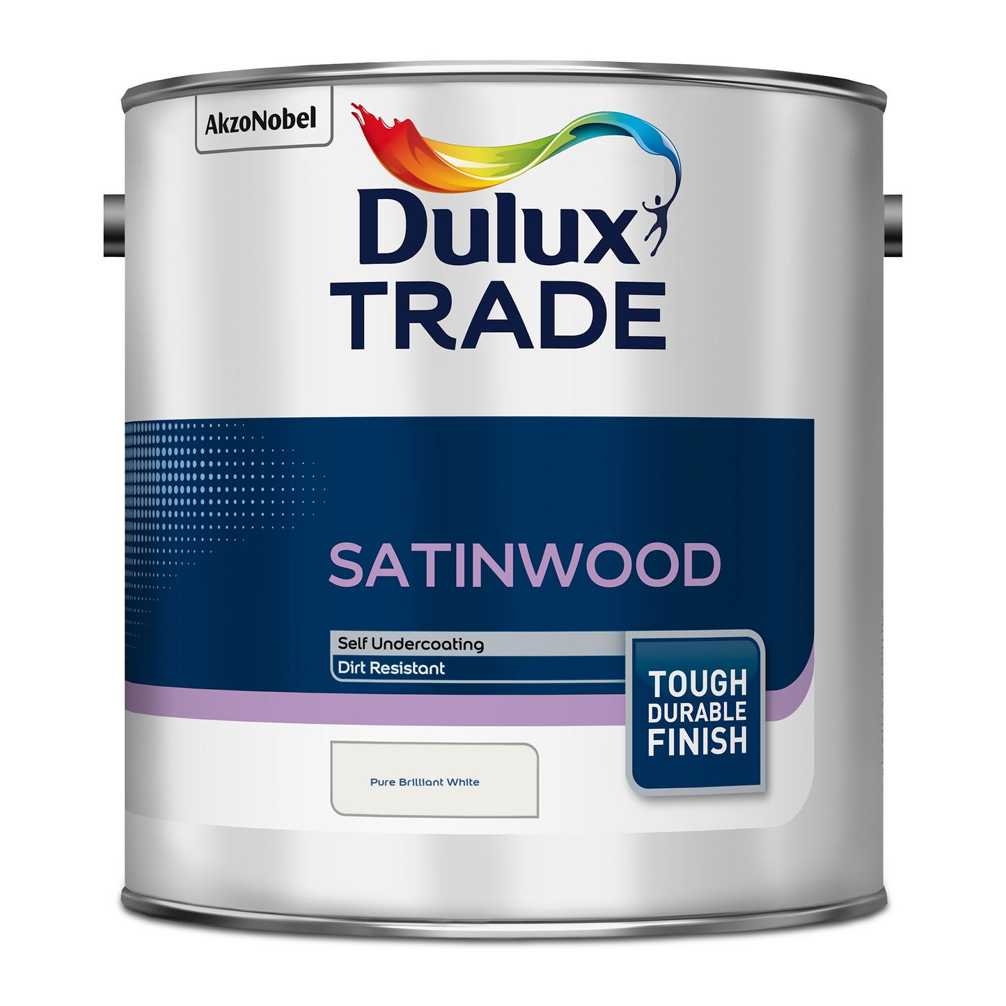 DULUX TRADE OIL BASED SATINWOOD BRILLIANT WHITE