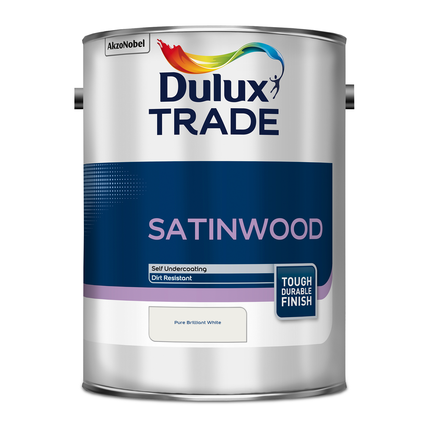 DULUX TRADE OIL BASED SATINWOOD BRILLIANT WHITE