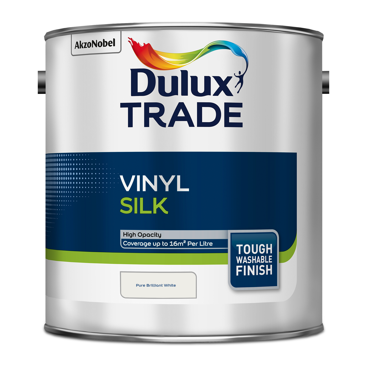 DULUX TRADE VINYL SILK EMULSION BRILLIANT WHITE