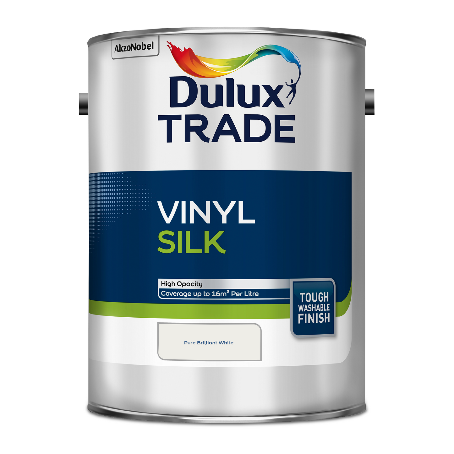 DULUX TRADE VINYL SILK EMULSION BRILLIANT WHITE