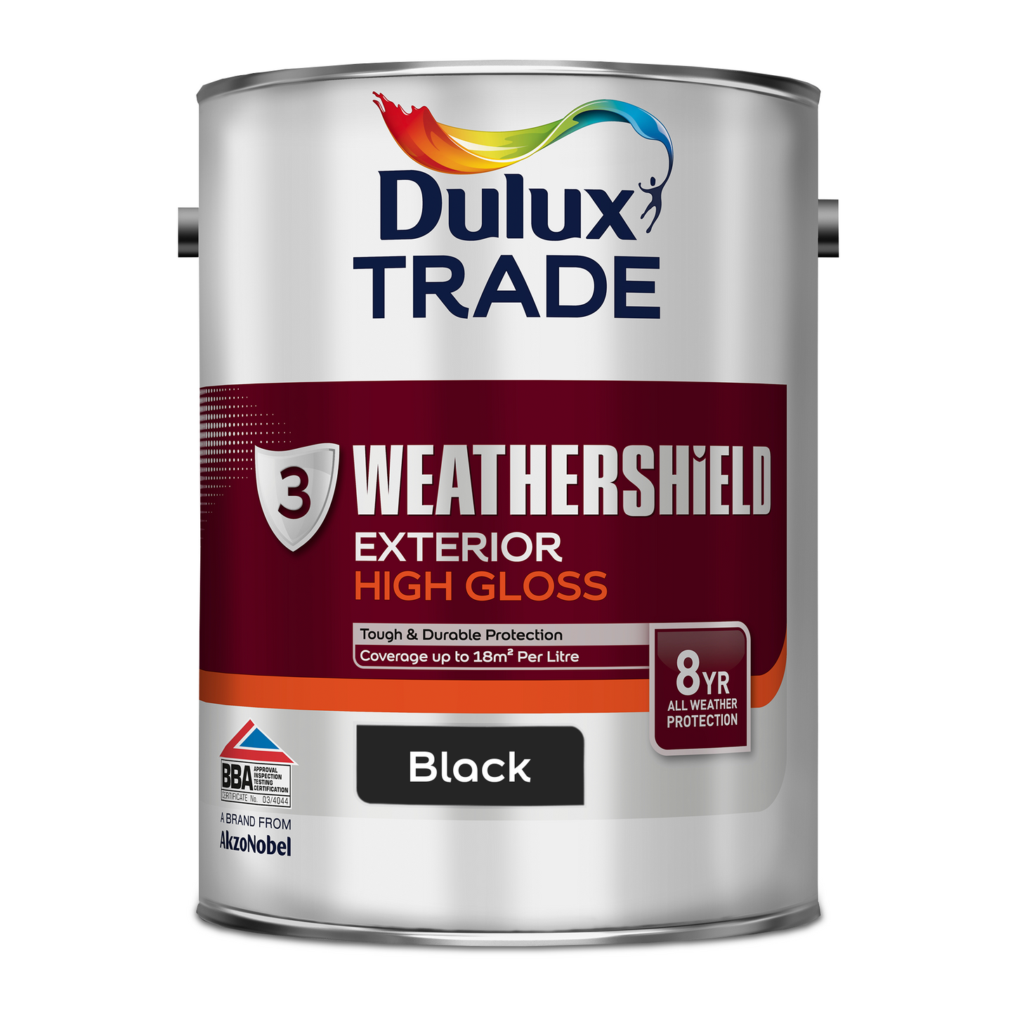 DULUX TRADE WEATHERSHIELD OIL GLOSS BLACK