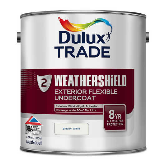 DULUX TRADE WEATHERSHIELD OIL UNDERCOAT BRILLIANT WHITE