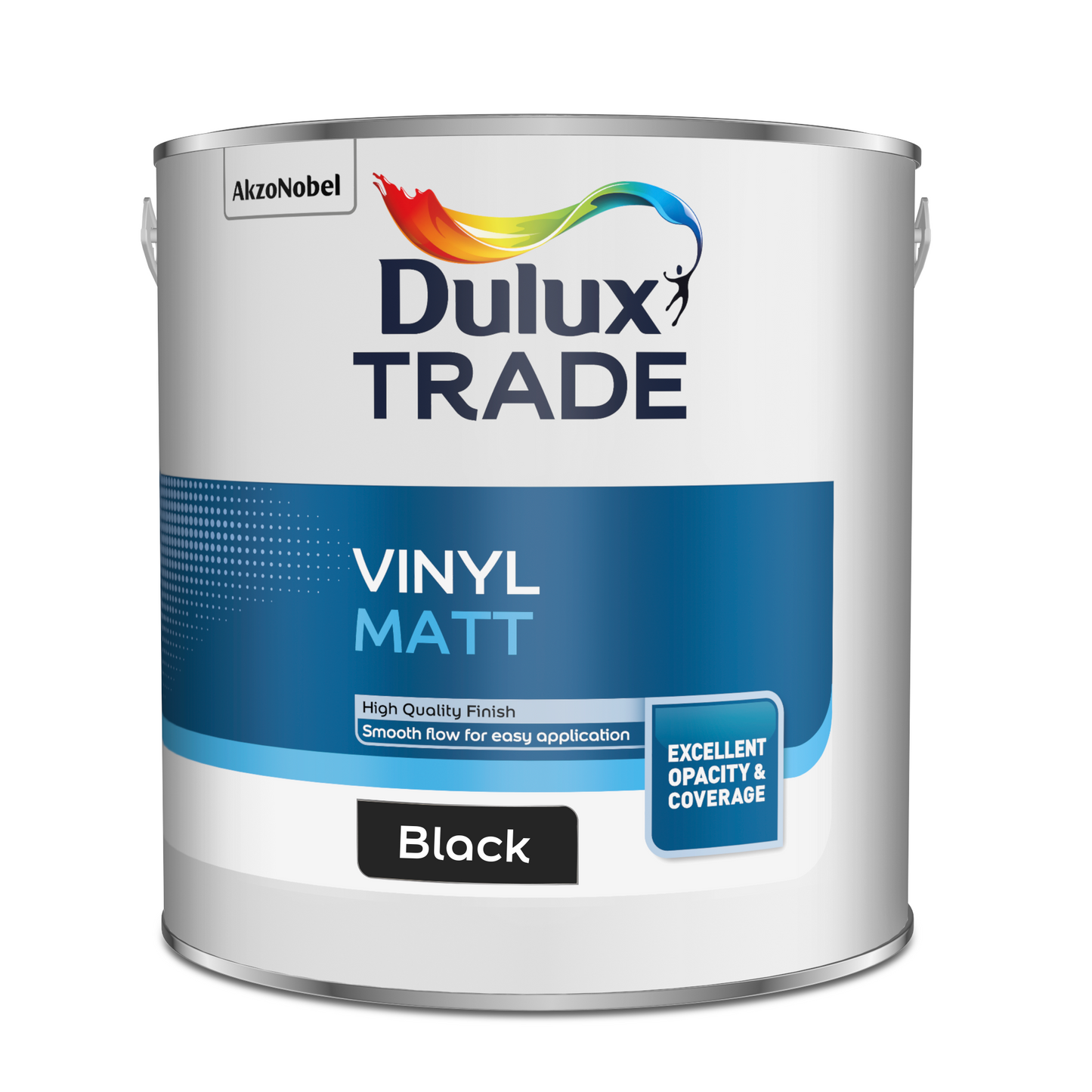 DULUX TRADE VINYL MATT EMULSION BLACK