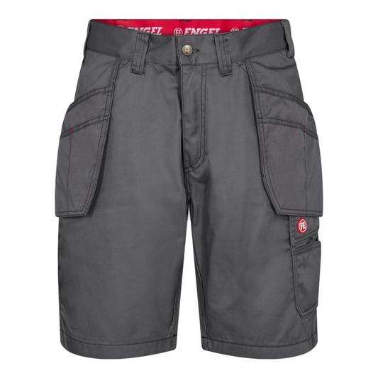 ENGEL COMBAT SHORTS WITH HANGING POCKETS - GREY