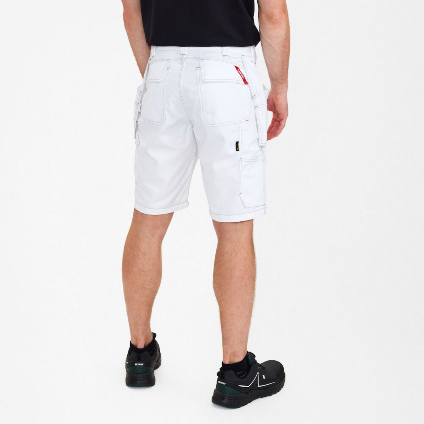 ENGEL COMBAT SHORTS WITH HANGING POCKETS - WHITE