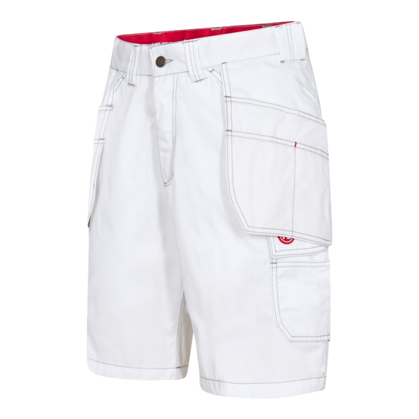 ENGEL COMBAT SHORTS WITH HANGING POCKETS - WHITE