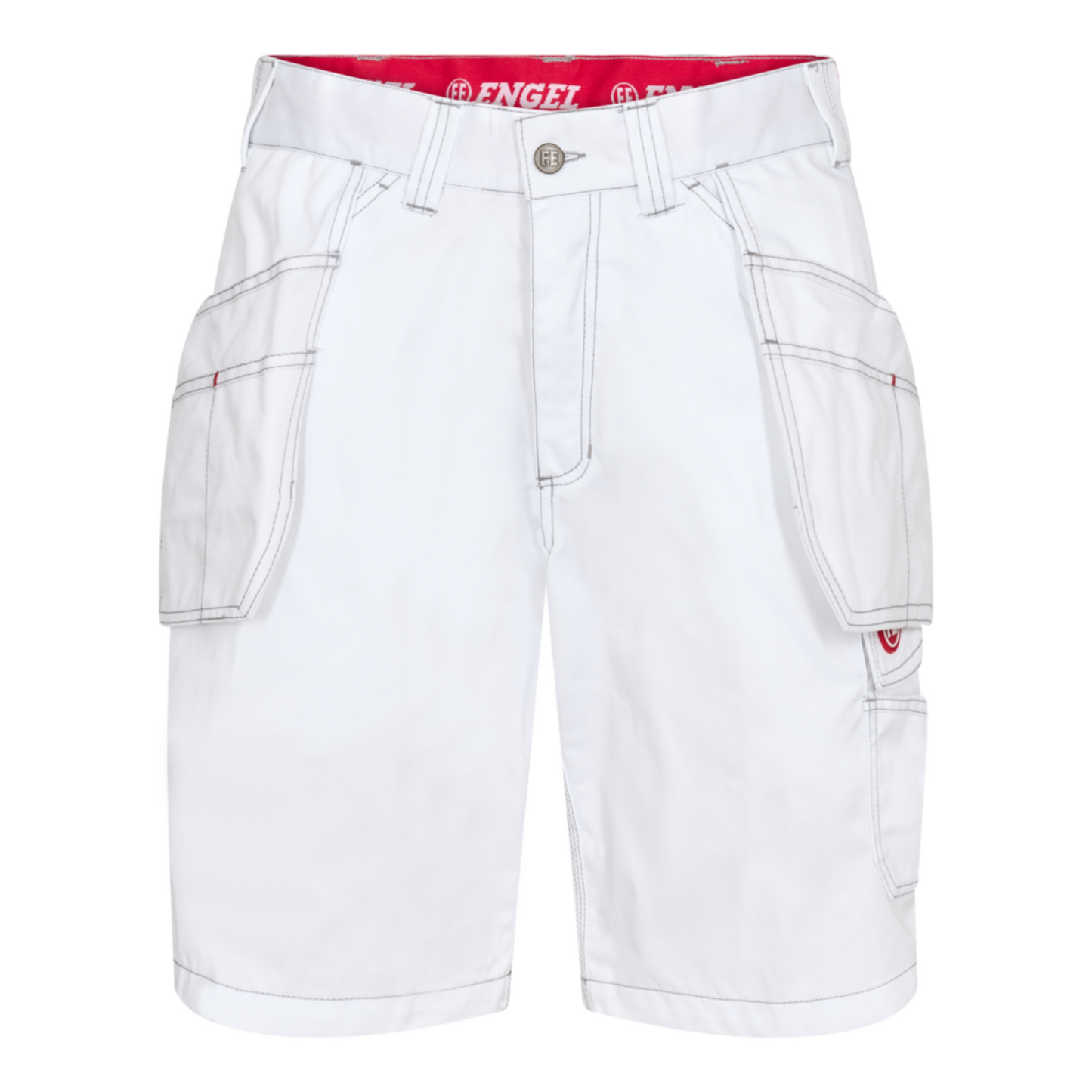 ENGEL COMBAT SHORTS WITH HANGING POCKETS - WHITE