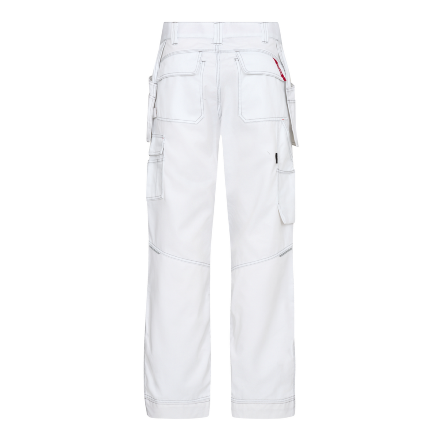 ENGEL COMBAT TROUSERS WITH HANGING POCKETS  - WHITE