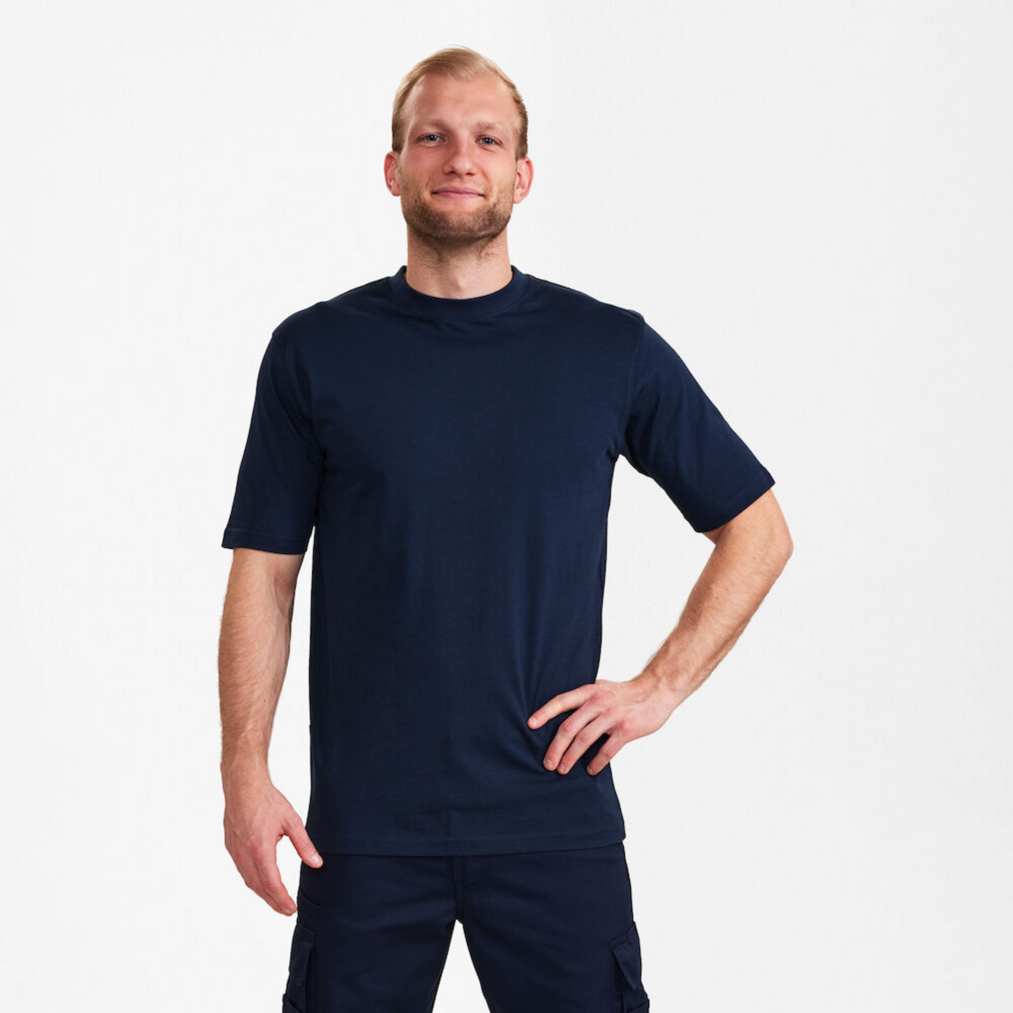 Engel Extend Standard Cotton T-Shirt - Navy (Small - 4XL)