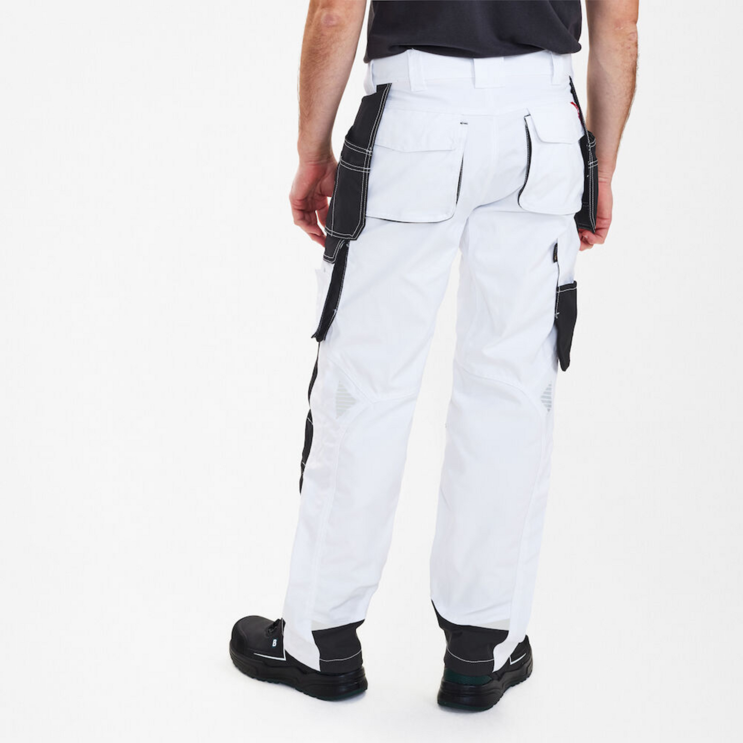 Engel Galaxy Trousers With Hanging Pockets - White/Grey