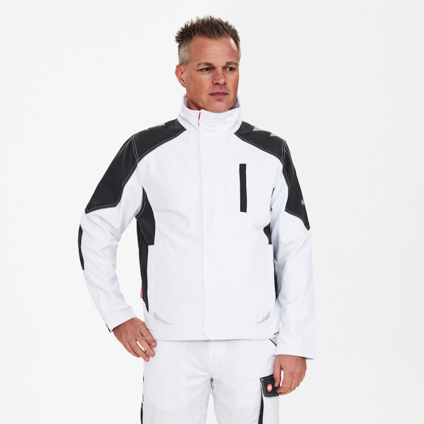 ENGEL GALAXY SOFT SHELL JACKET - WHITE/GREY (SMALL - XL)