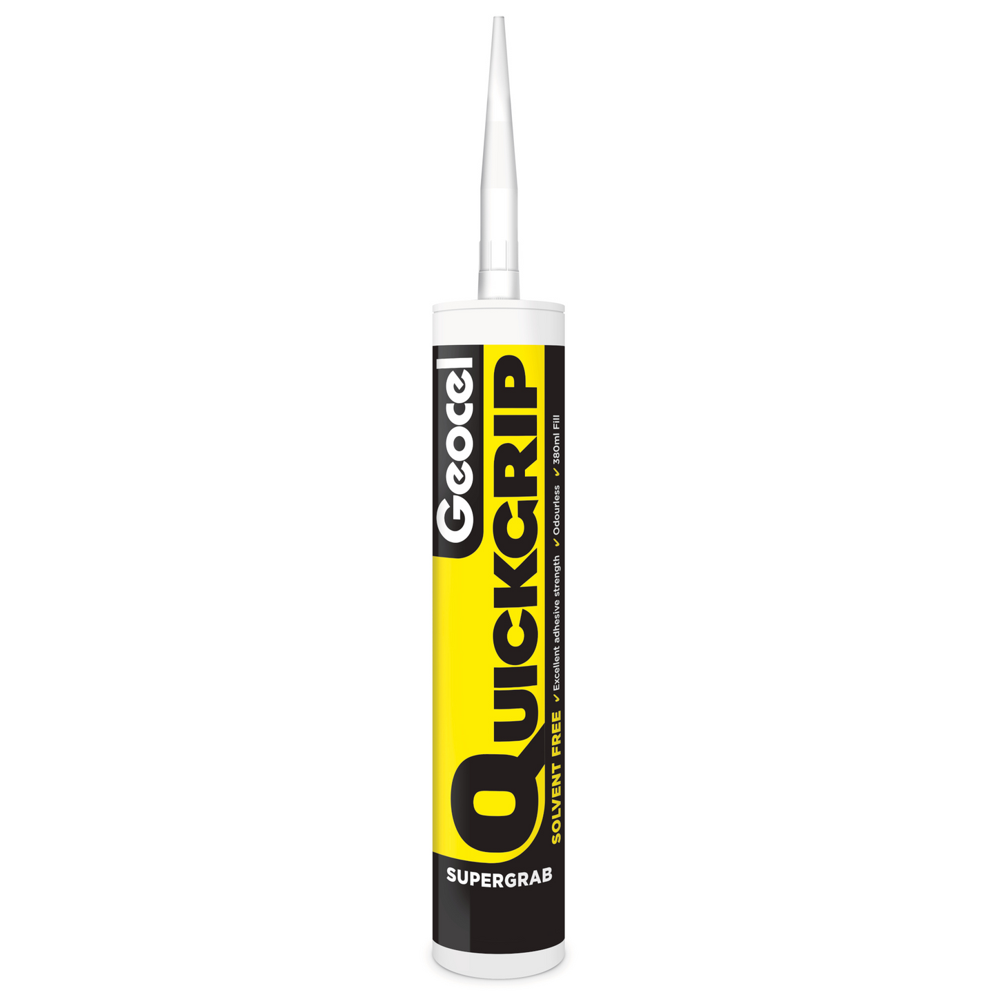 Geocel Quickgrip Supergrab Adhesive White 380ml