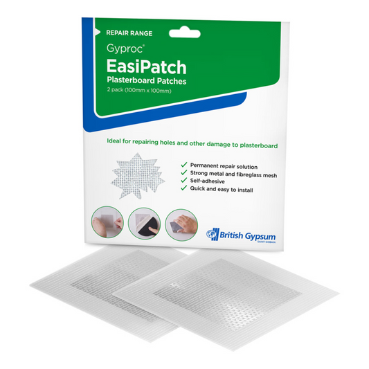 GYPROC EASI-PATCH PLASTER BOARD PATCHES - 2 PACK