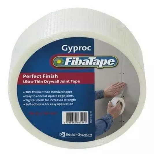 GYPROC FIBATAPE PERFECT FINISH JOINT/SCRIM TAPE 90M