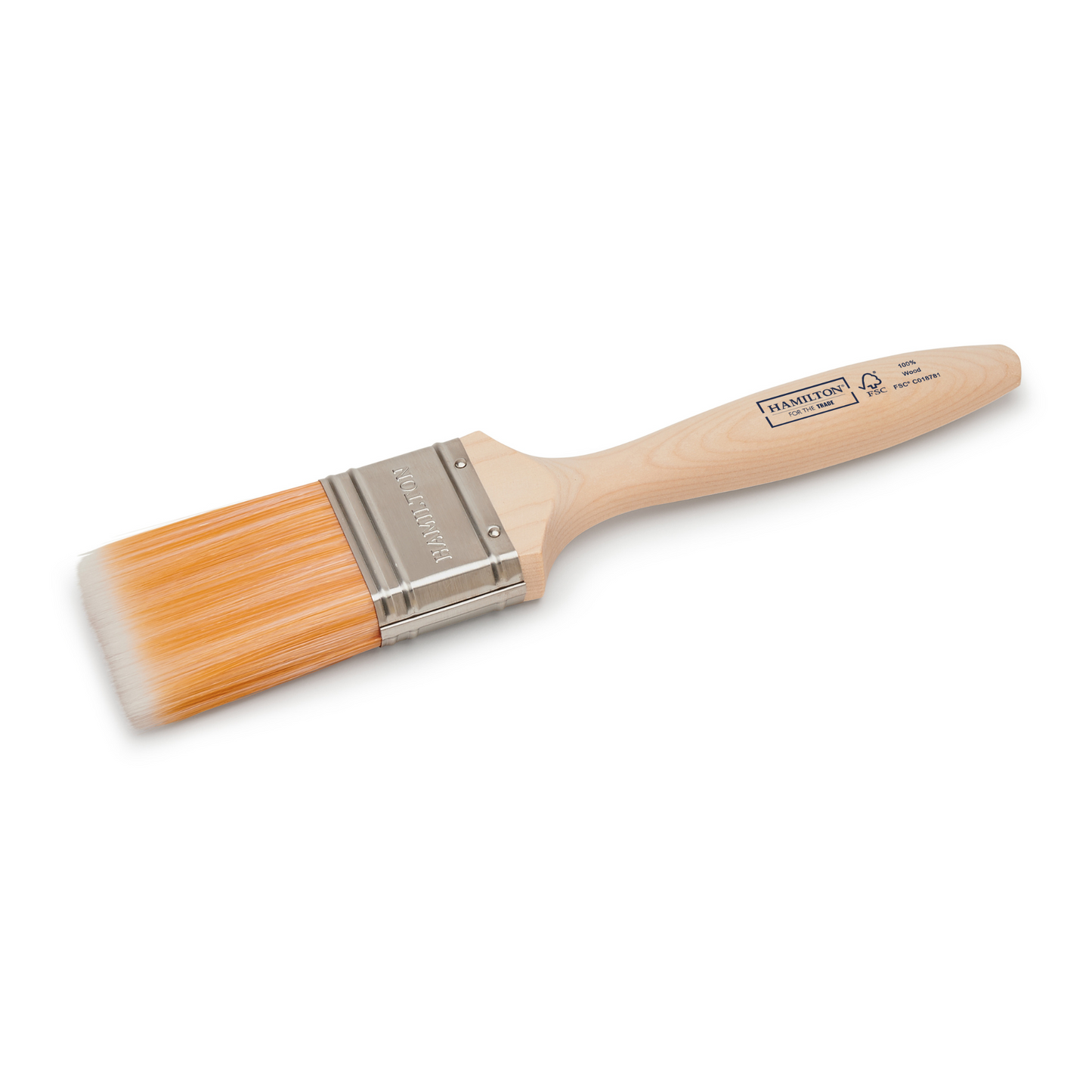 HAMILTON FOR THE TRADE FINE TIP FLAT PAINT BRUSH 2"