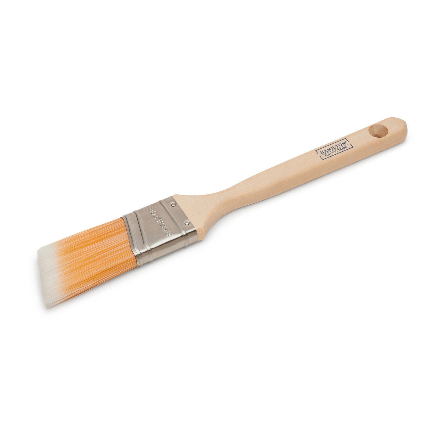 HAMILTON FOR THE TRADE LONG HANDLE ANGLED PAINT BRUSH 1.5"