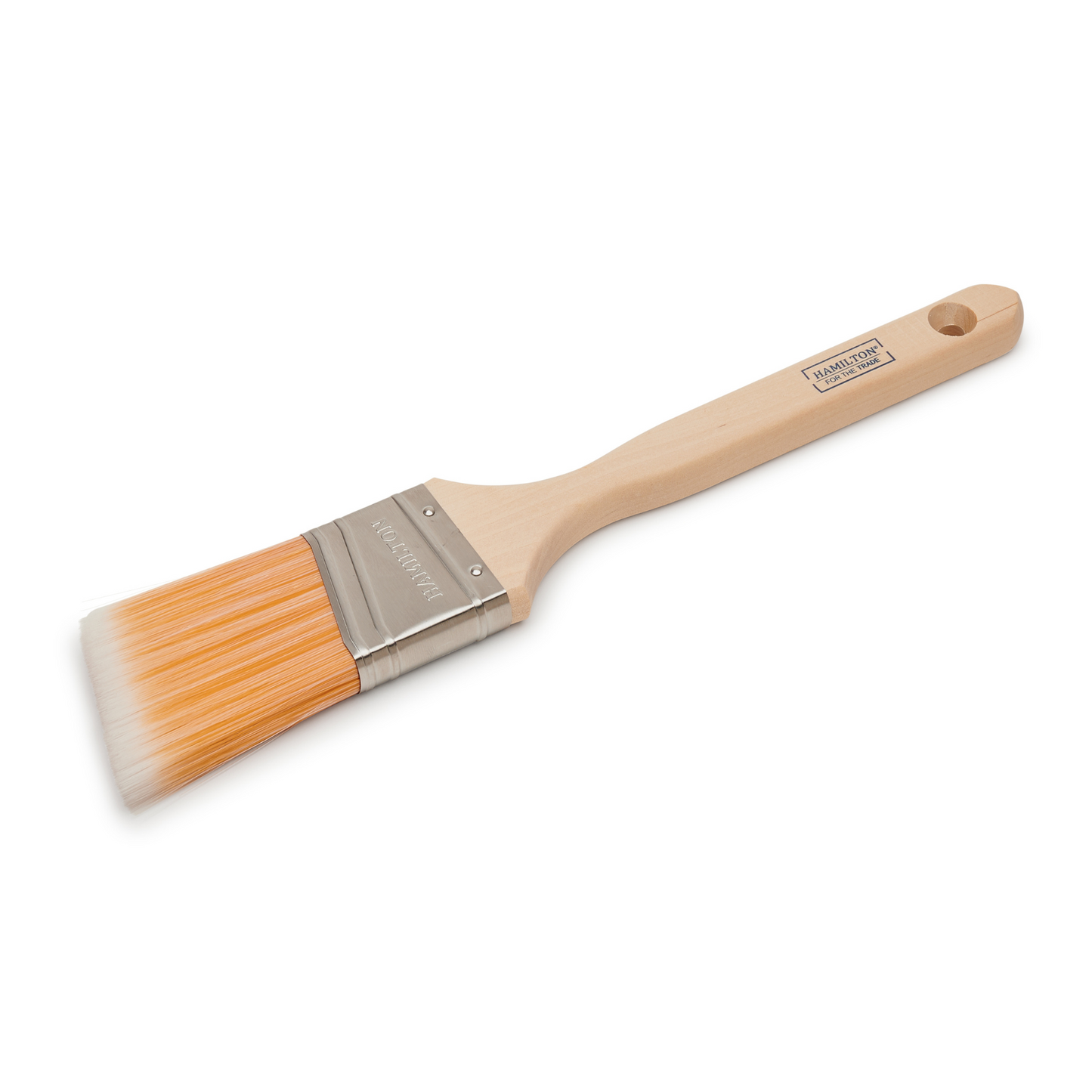 HAMILTON FOR THE TRADE LONG HANDLE ANGLED PAINT BRUSH 2"